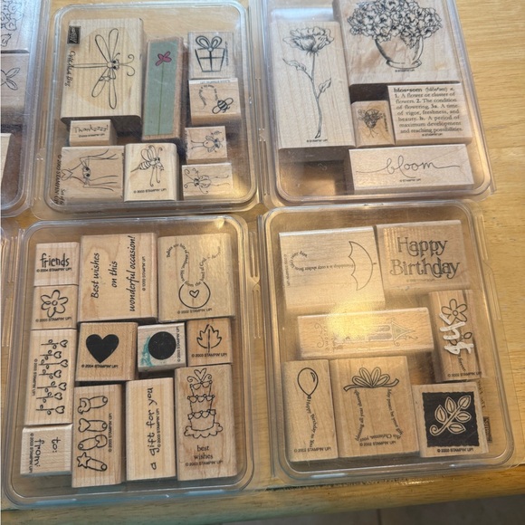 Stampin Up Assorted Rubber Stamps Set - Picture 2 of 5